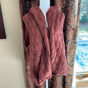 Brand new with tags boutique vest! Maroon/brown large